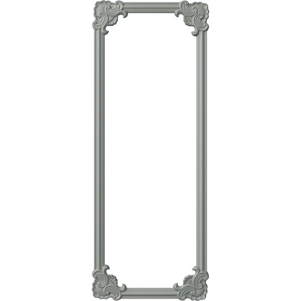 Ekena Millwork 28-in. W x 72-in. H Pompeii Panel Moulding Kit Single Panel PMLKPO28X72A - main